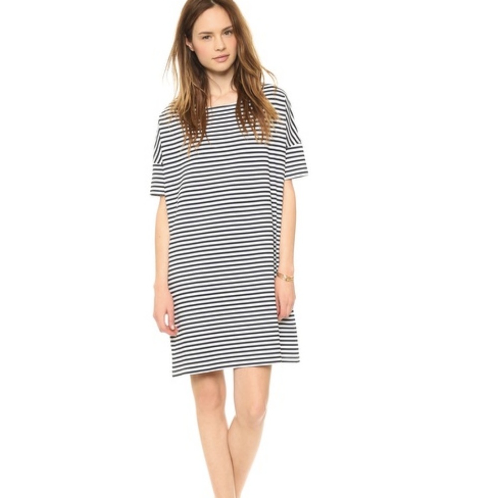 Hatch - Afternoon Dress - Striped O/S